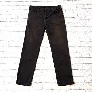 American Eagle Slim Straight Gray Jeans Extreme Flex Grey Denim Size 34 X 34